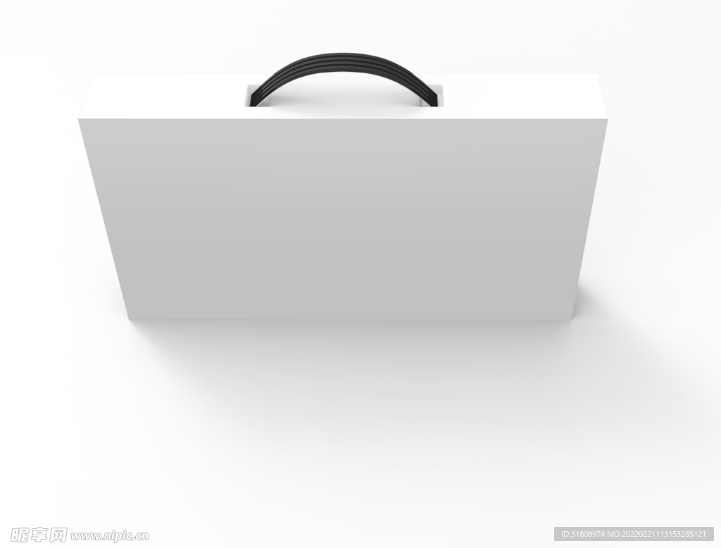 俯视礼品盒子的包装品牌样机