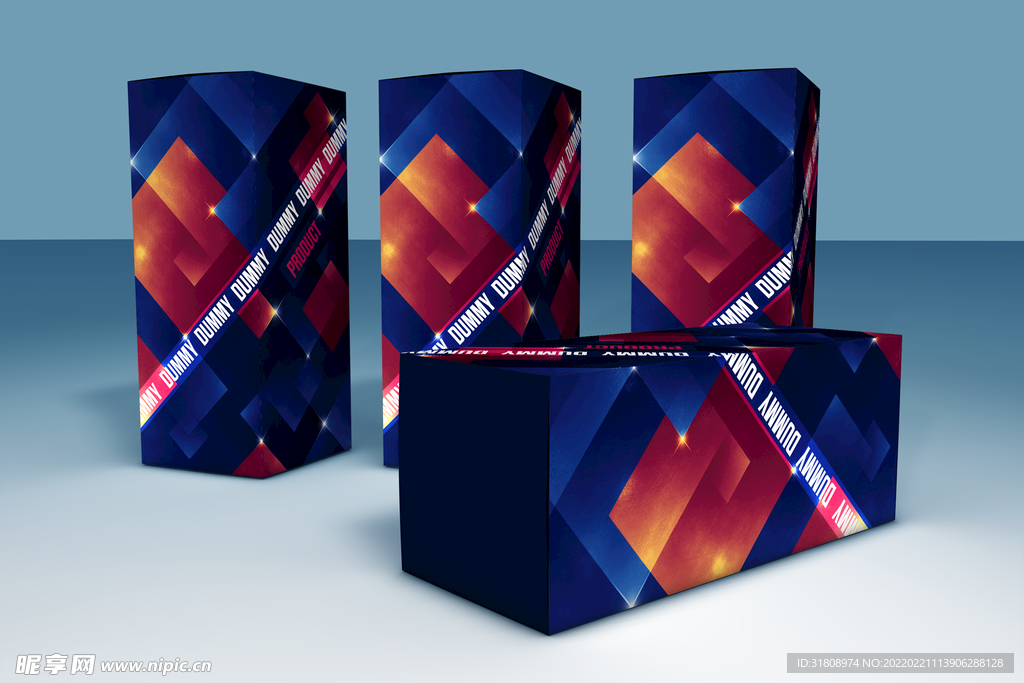 礼品盒子包装的品牌样机