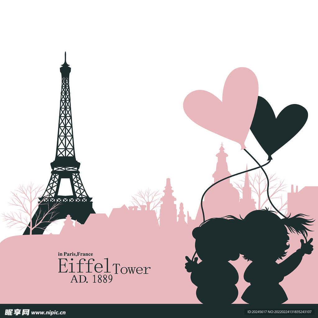 法国巴黎爱情圣地