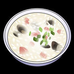 皮蛋瘦肉粥矢量