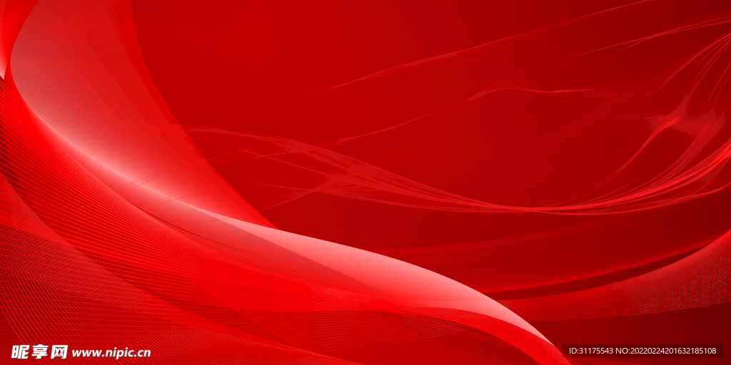红色展板背景