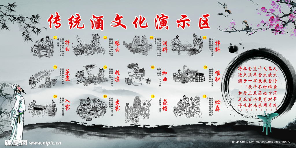传统酒文化演示区