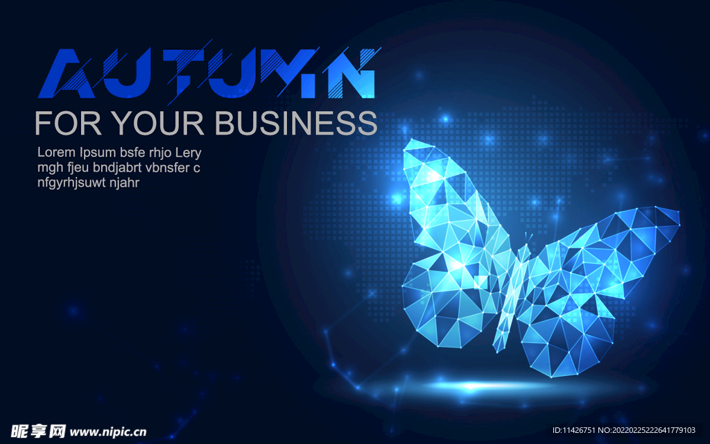 发光蝴蝶主画面