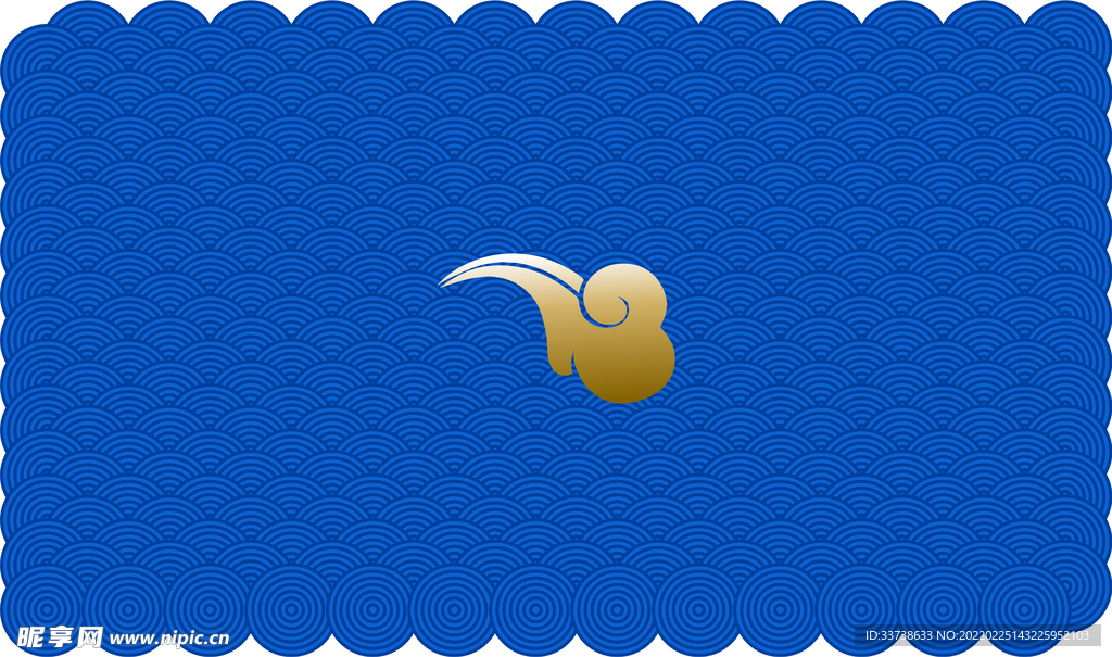 祥云  CDR 线条 可改色 