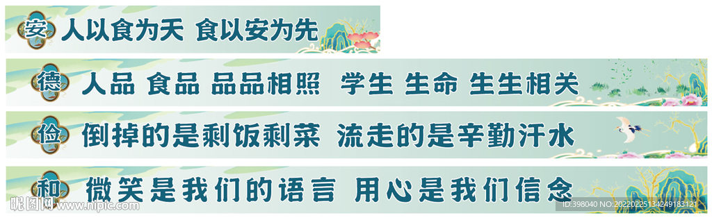 餐厅食堂食品安全宣传海报