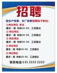 招聘海报