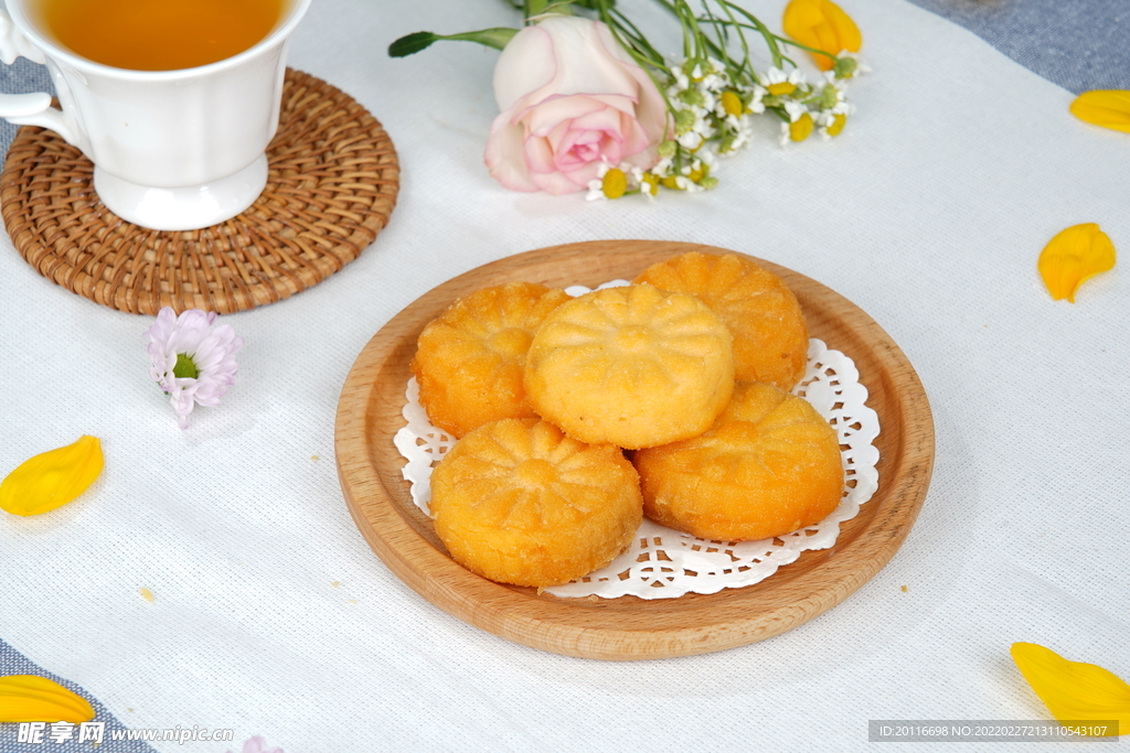 下午茶甜点摄影图