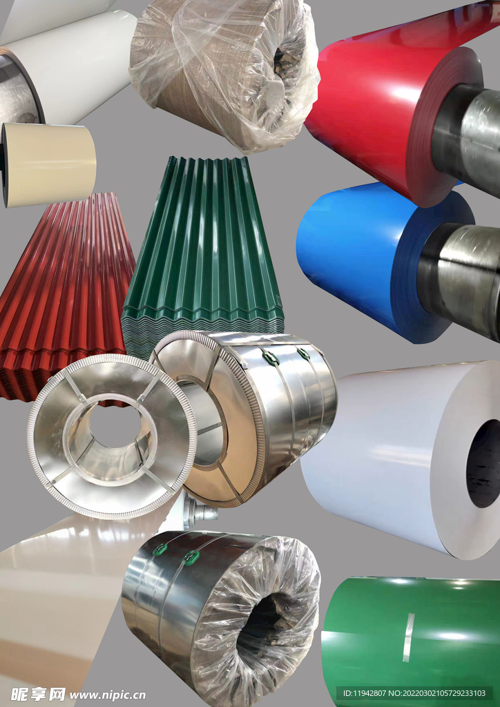 彩涂卷抠图 钢材抠图