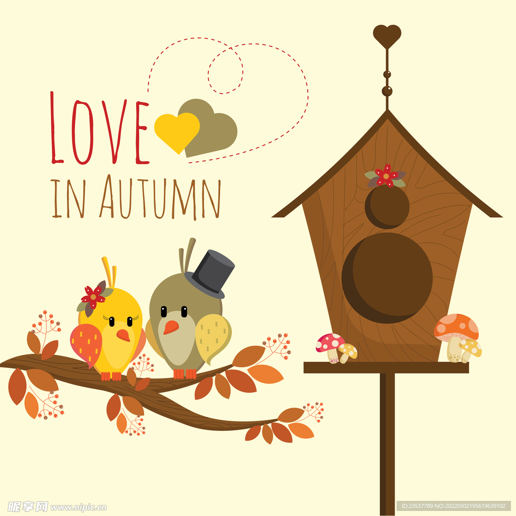 北欧小鸟装饰画