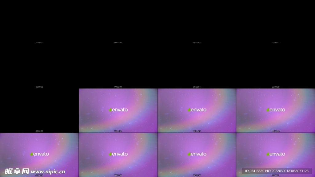 ae模板 文字动画  loog