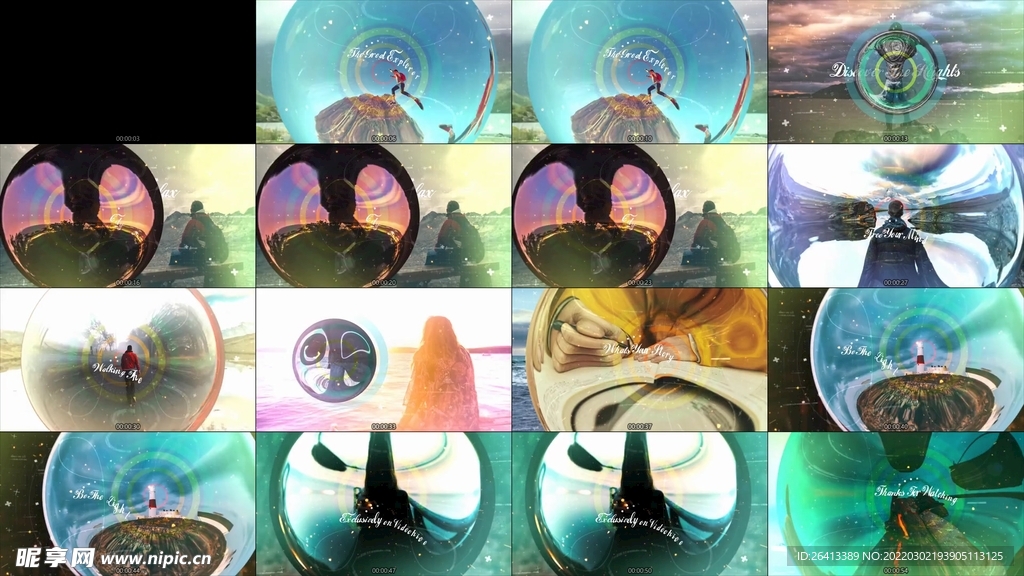 ae模板 文字动画  loog