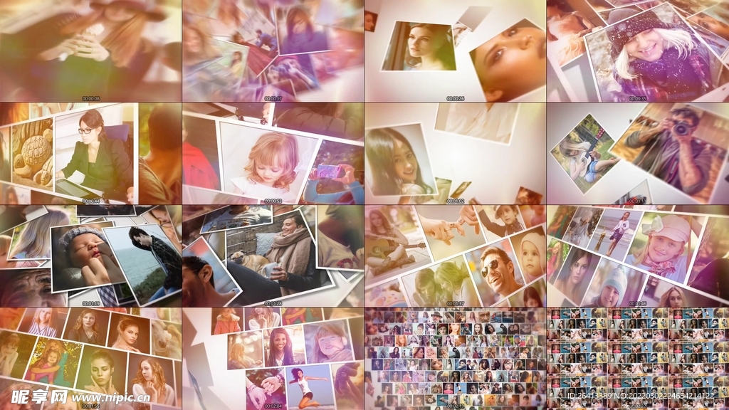 ae模板 文字动画  loog