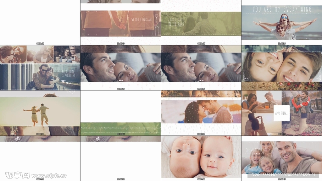 ae模板 文字动画  loog