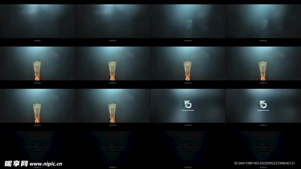 ae模板 文字动画  loog