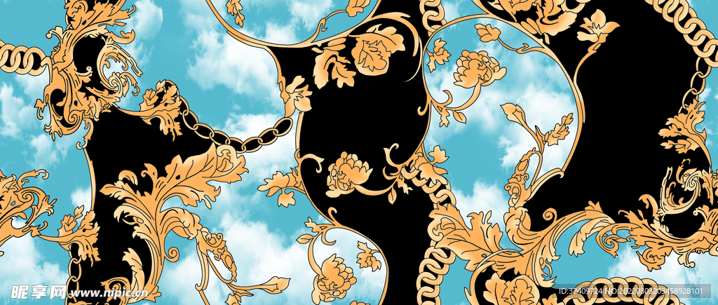 大牌 链条 豹纹