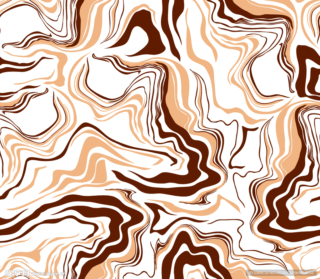 大牌 水波纹 扎染