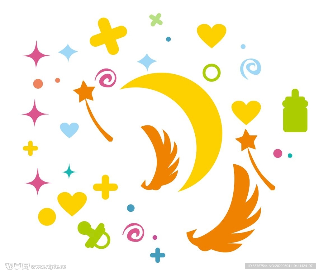 儿童元素  素材