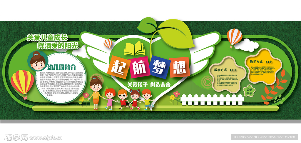 幼儿园幼儿教育内容型文化墙