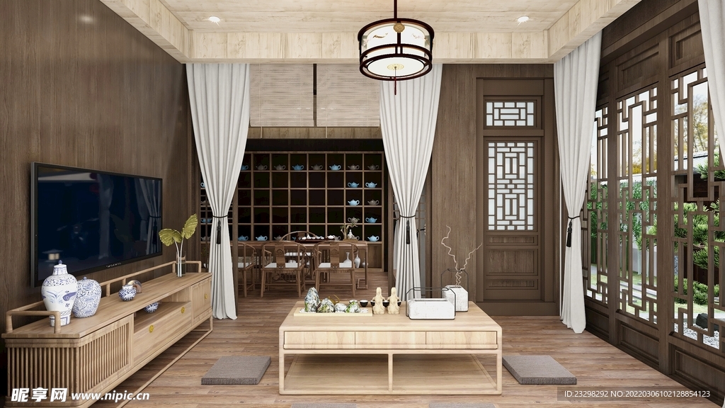 茶楼  工装  装修效果图