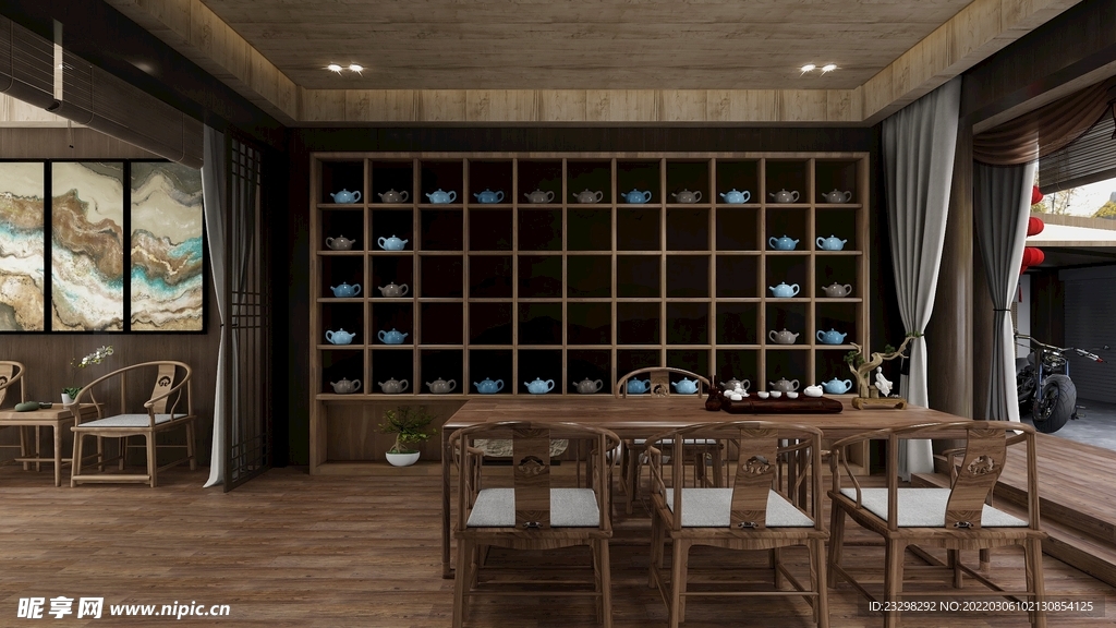 茶楼 装修效果图