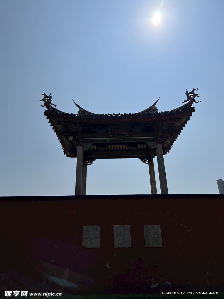 泉州府同安县文庙青云路拜亭