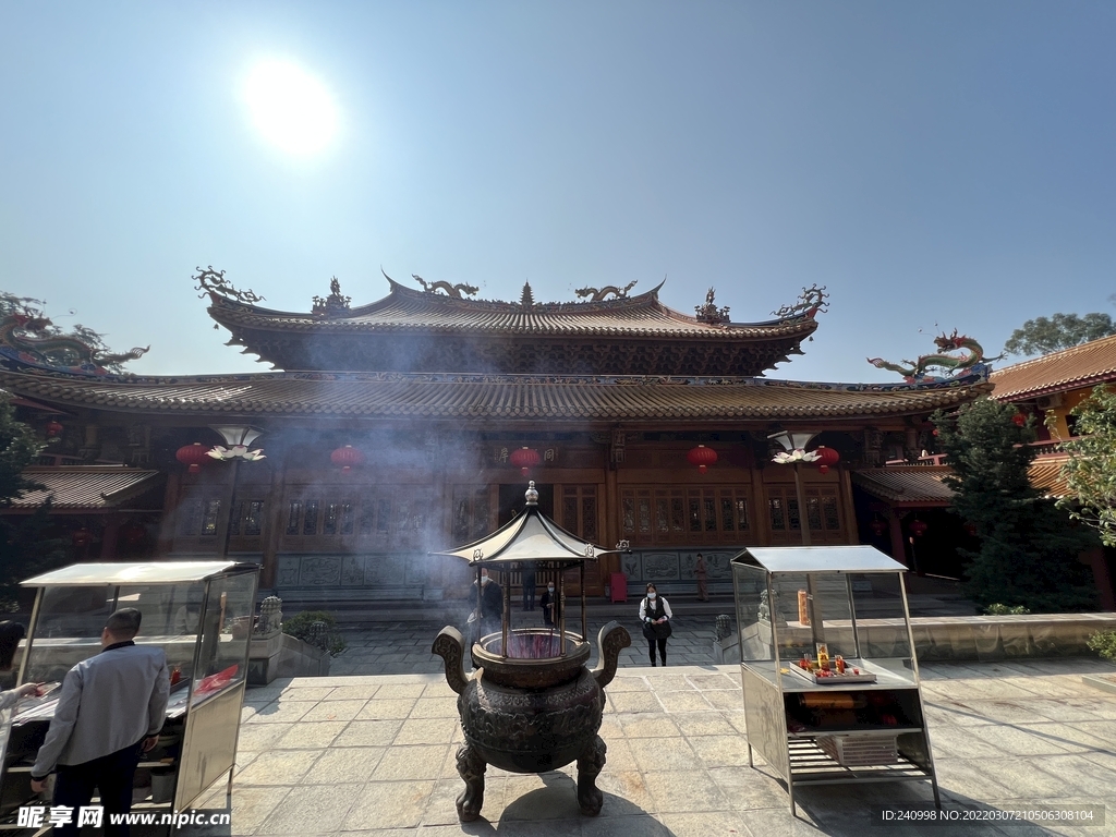 泉州府同安县梵天寺大雄宝殿后侧