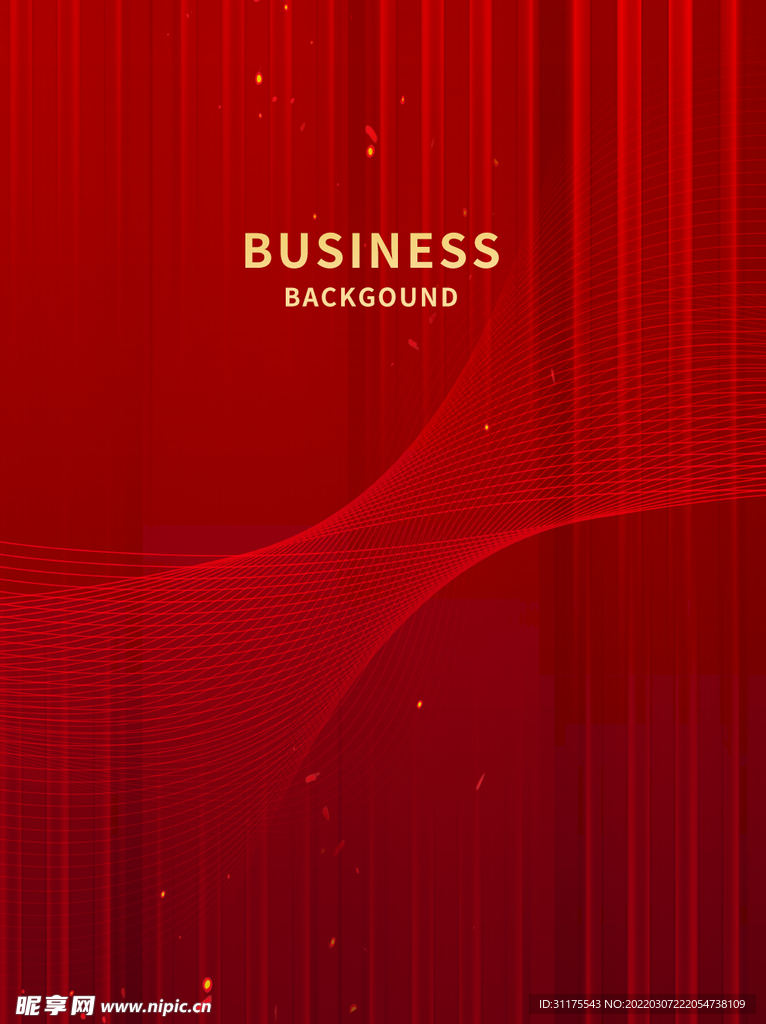 金红色线条背景