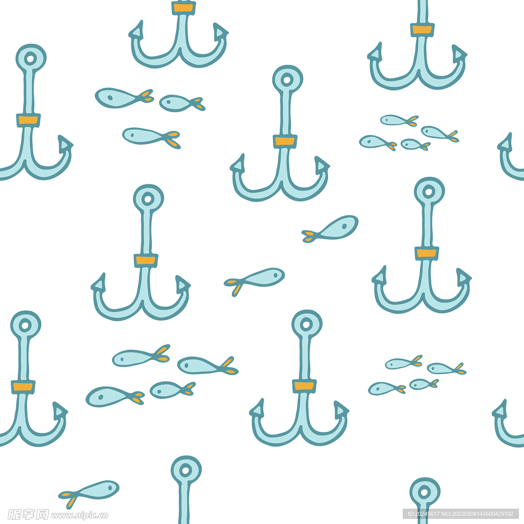 地中海航海背景花纹