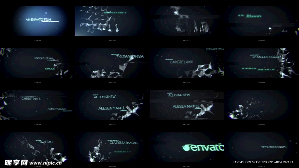 ae模板 文字动画 loog动