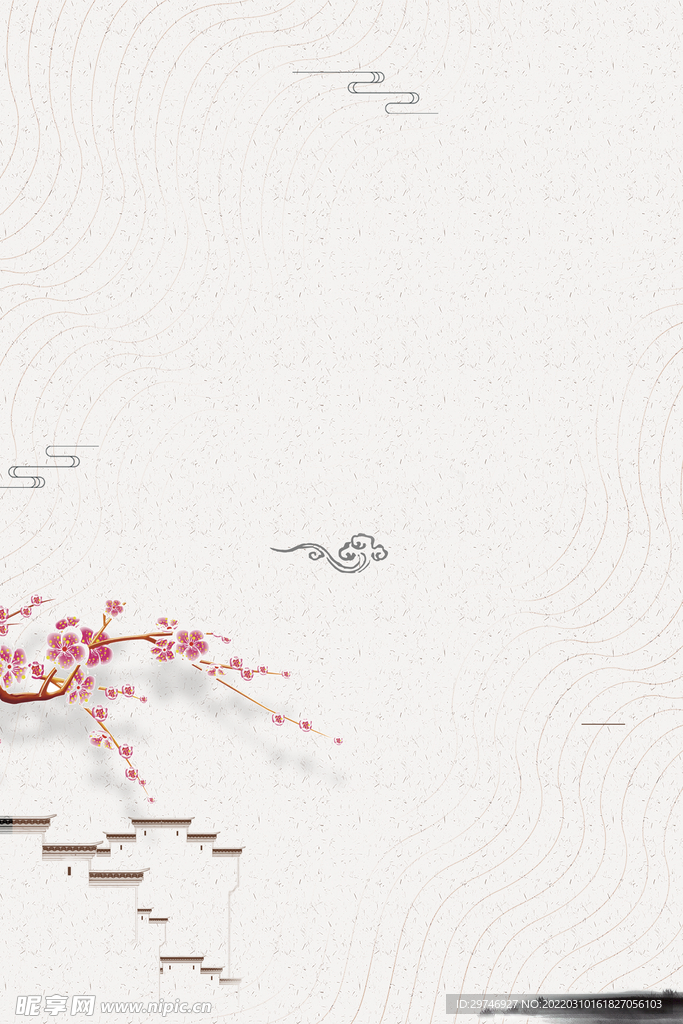 中国风展板底纹