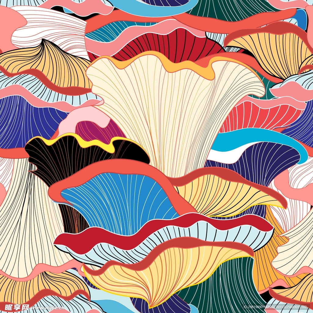 复古纹理抽象艺术浮世绘和背景