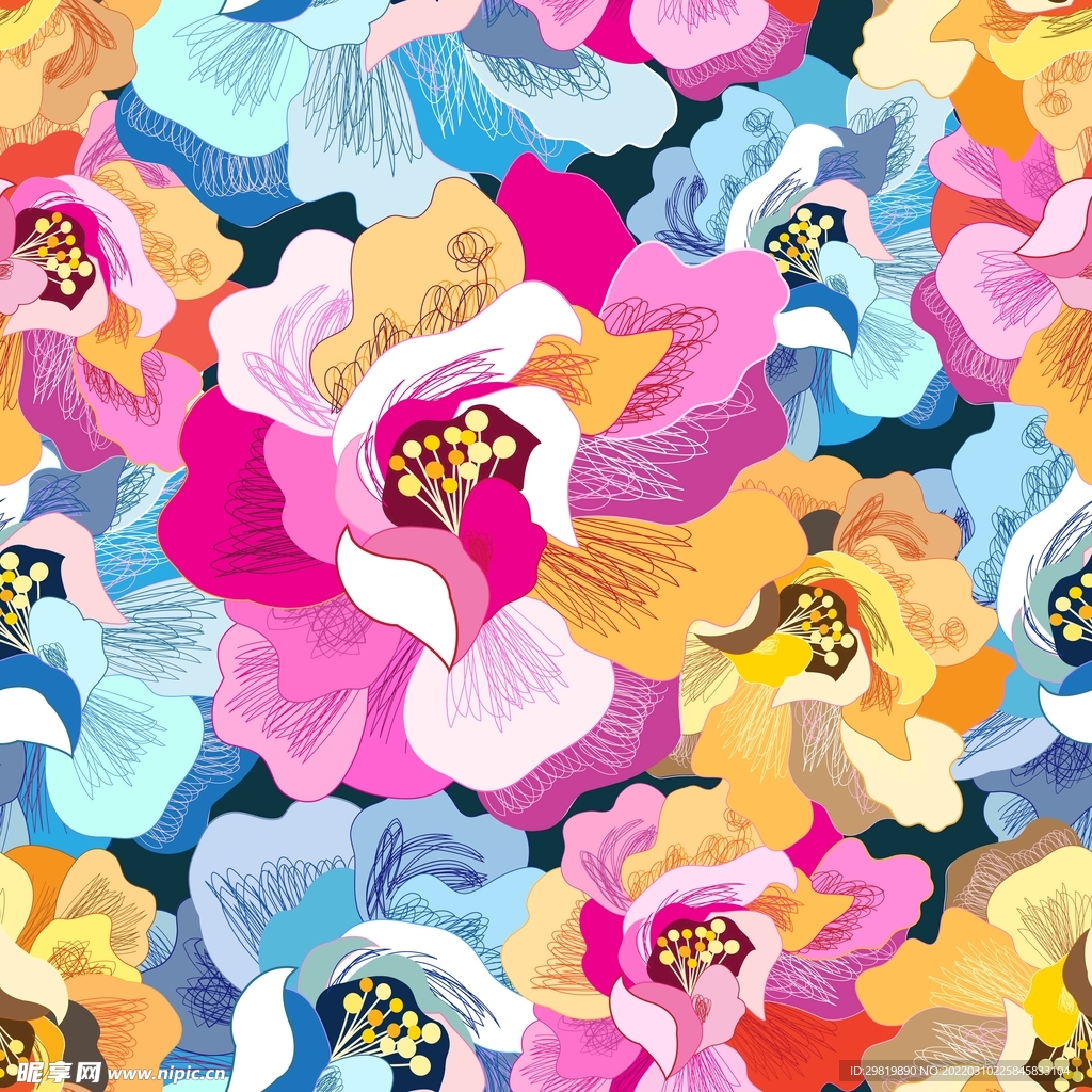 复古纹理抽象艺术浮世绘和背景