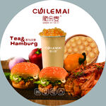 美食 汉堡  灯箱