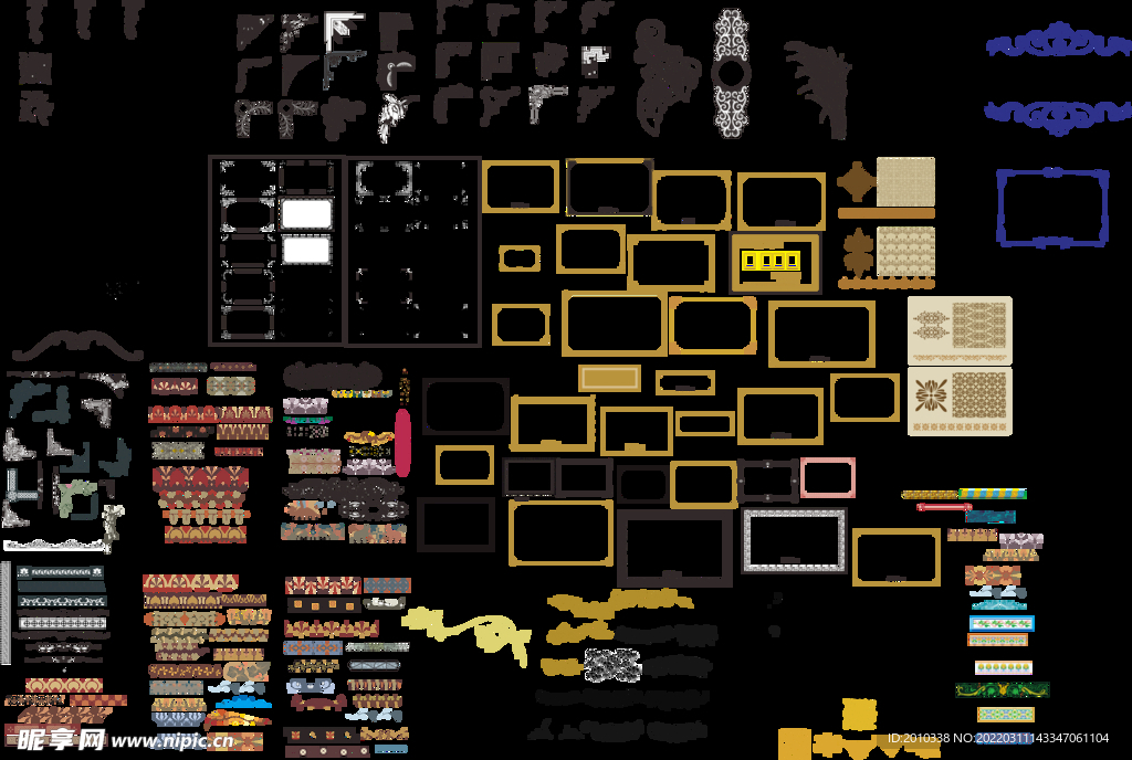 边框边角花边花纹