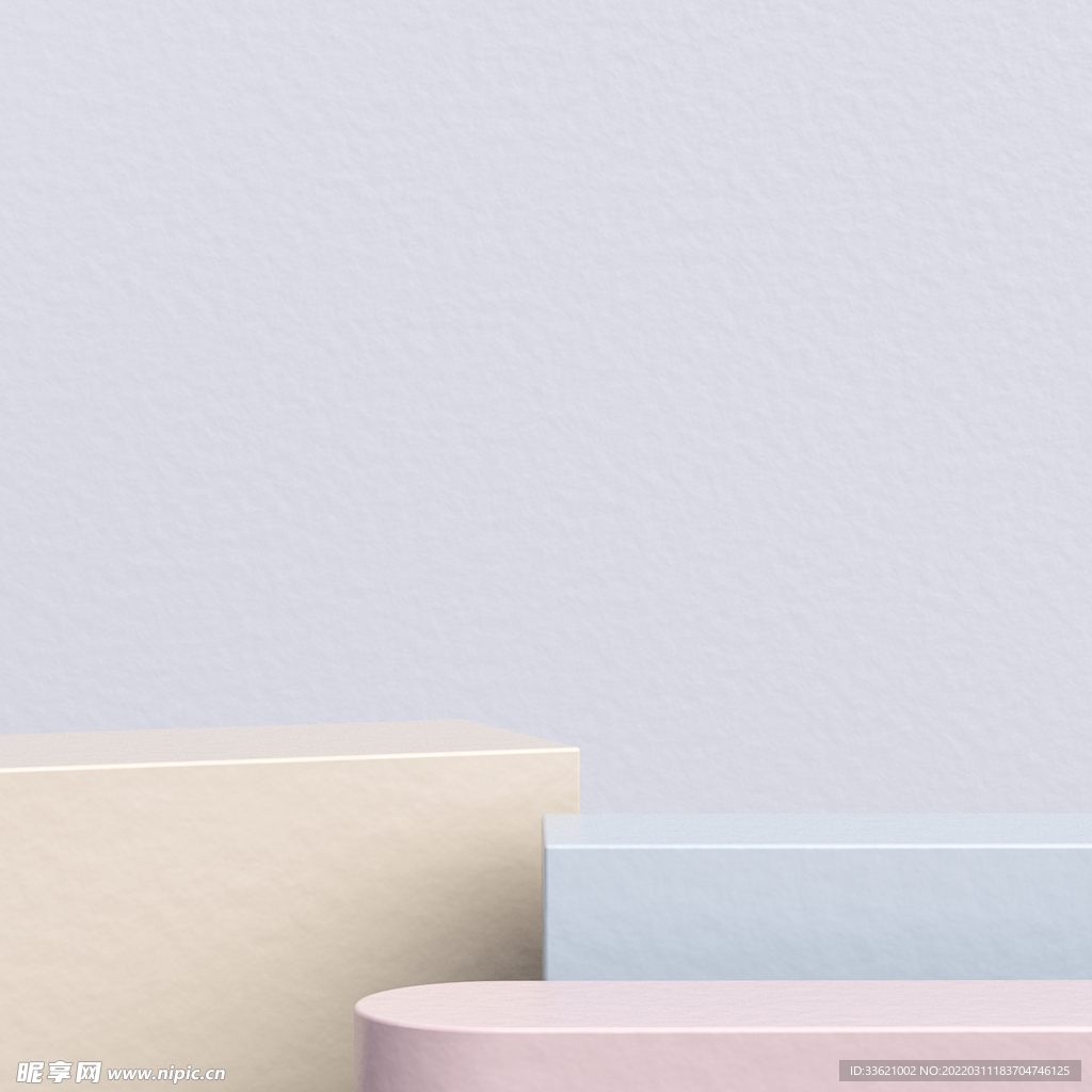 立体展台 C4D电商海报 台子