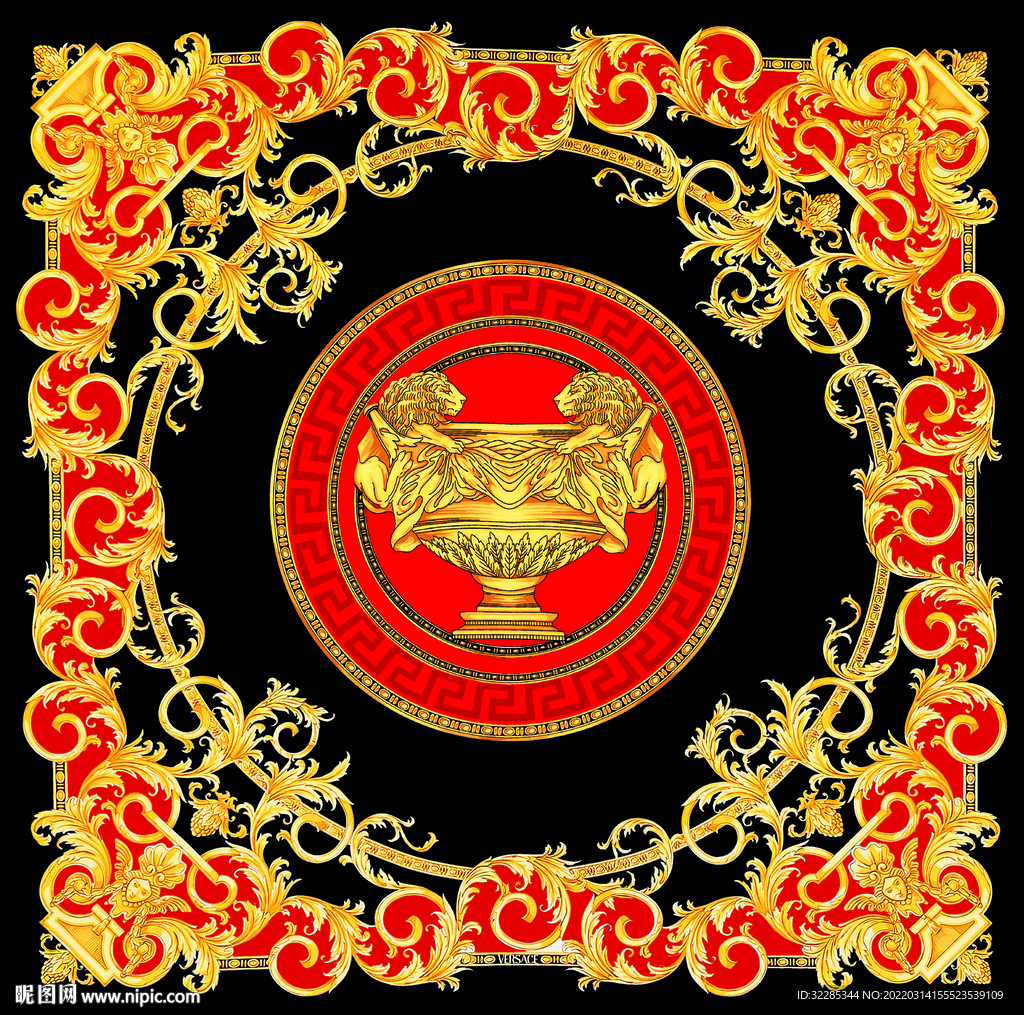 大牌 范思哲 方巾