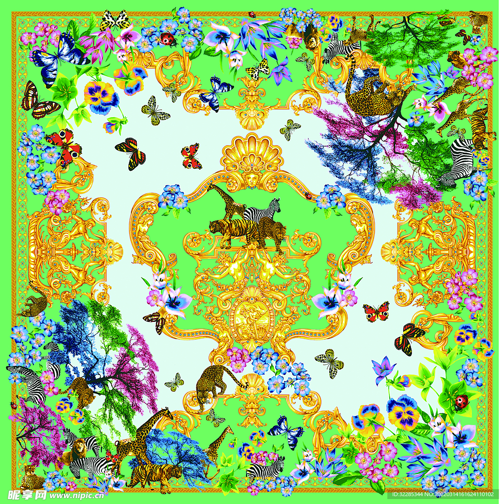 范思哲 方巾 大牌 