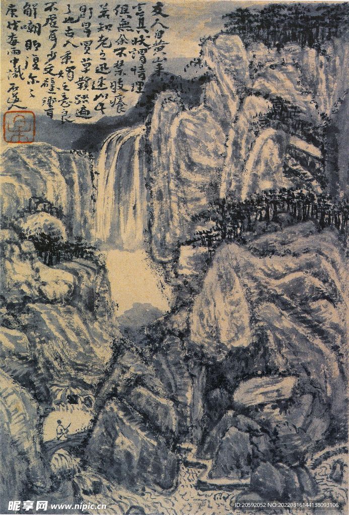 山水画  