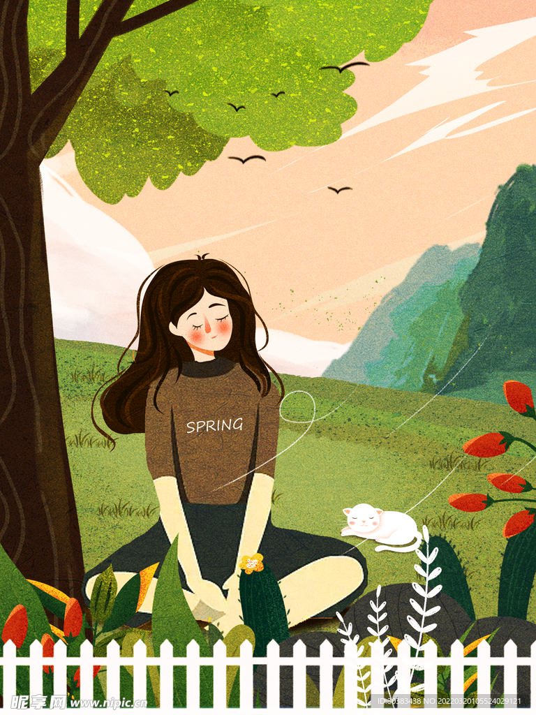 春季海报PSD素材