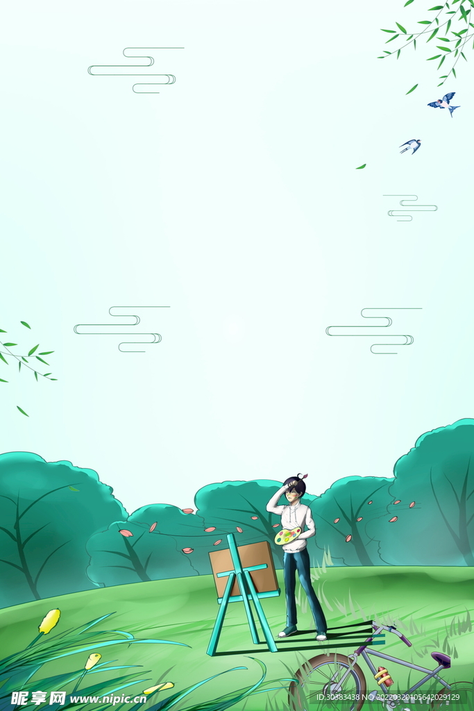 春季海报PSD素材