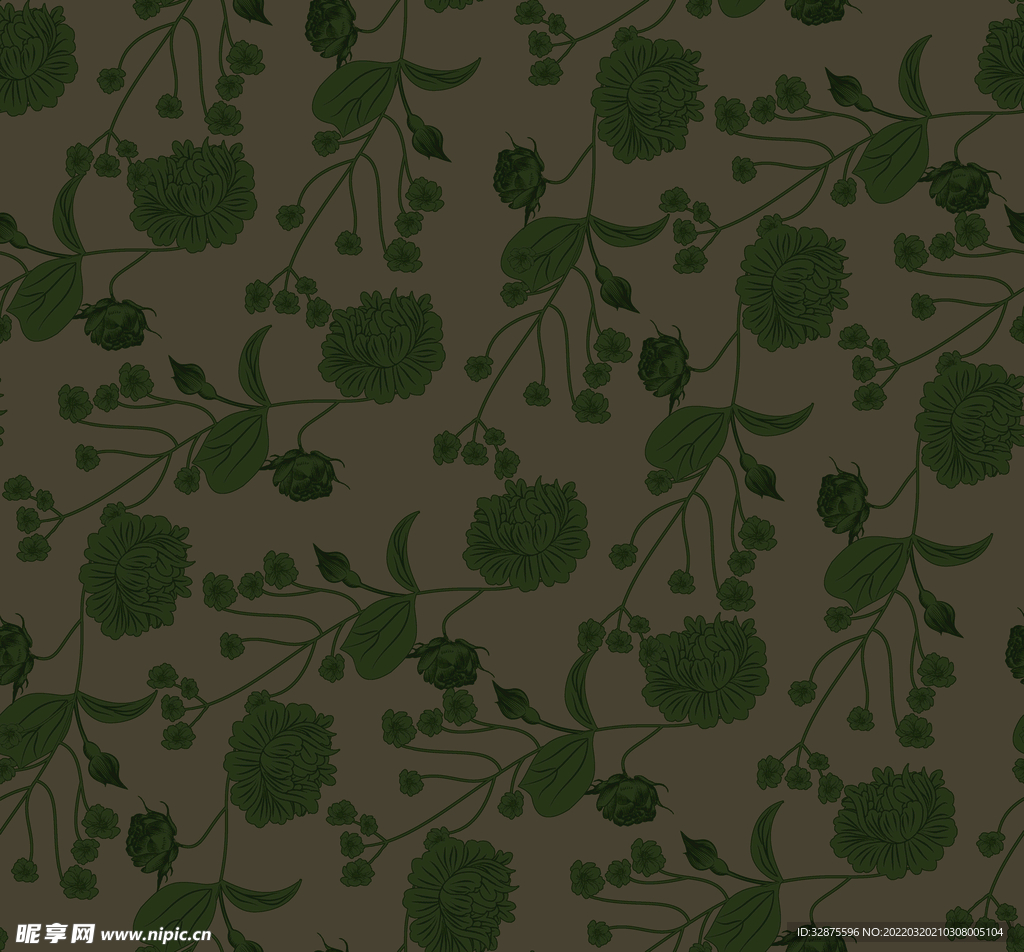 线条花 大牌 复古