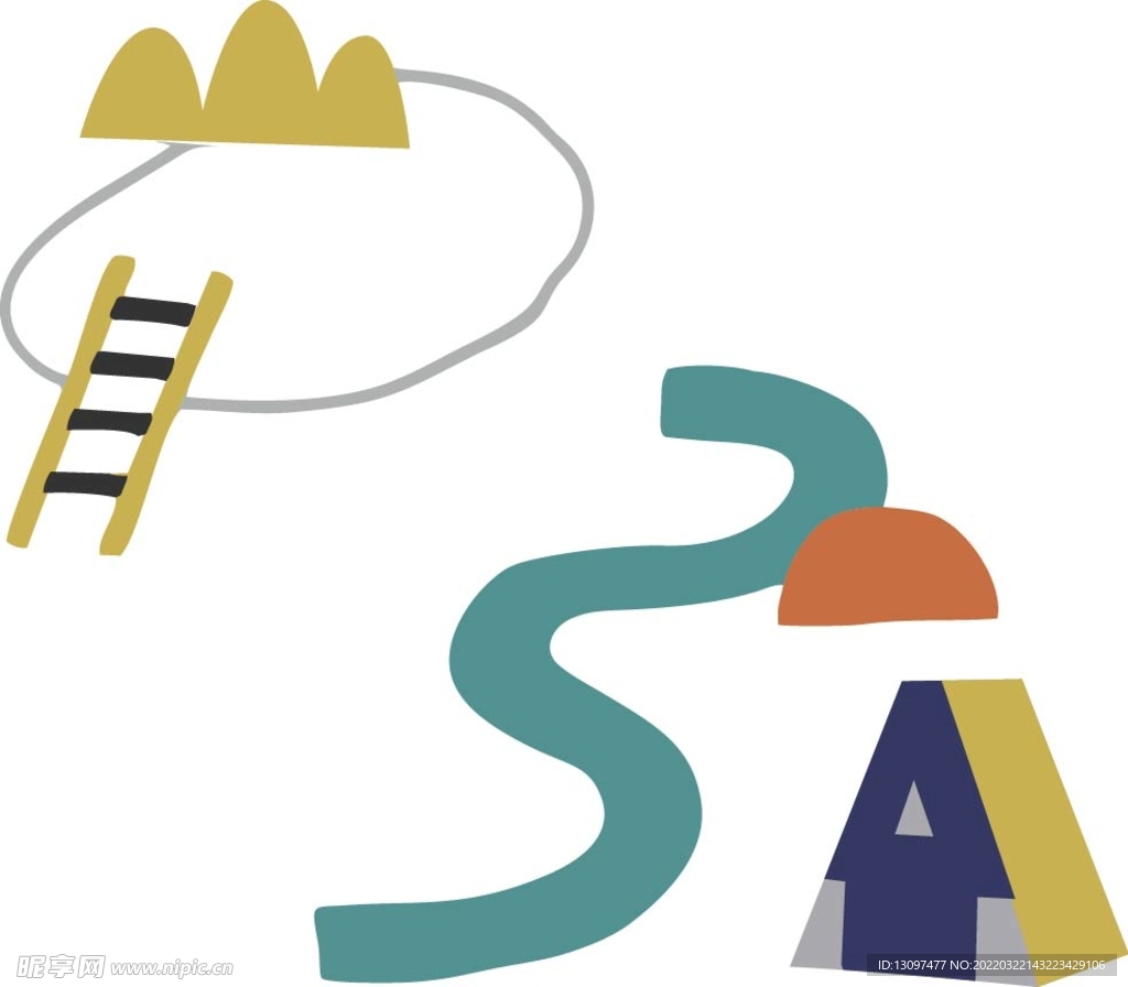 花 方形  局印 点 形状