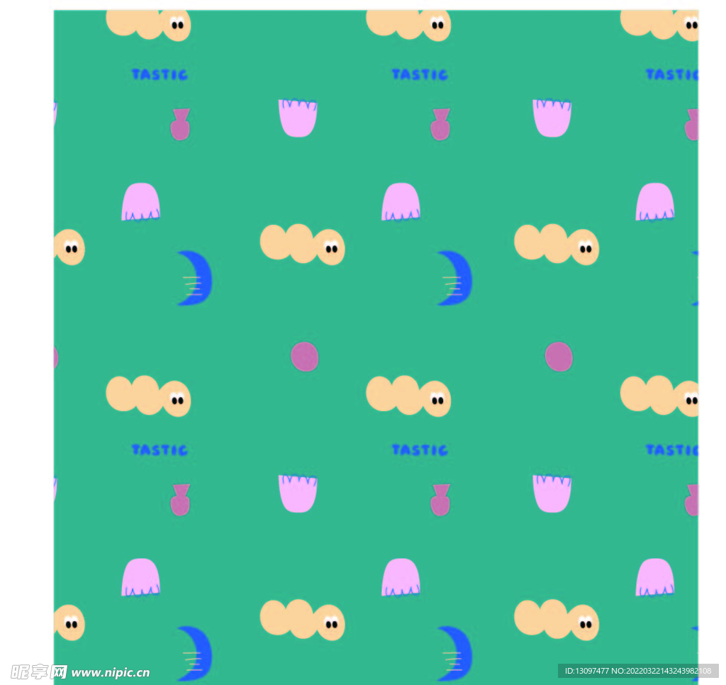 花 方形  满印 点 形状