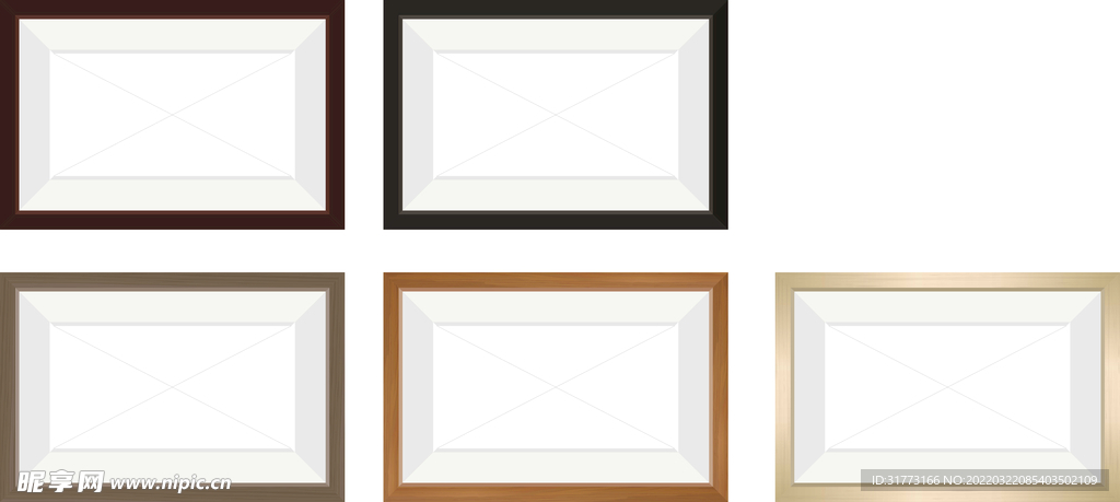 矢量照片相框边框CDR