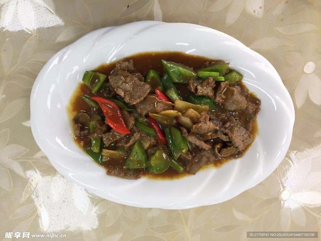 菜椒炒牛肉