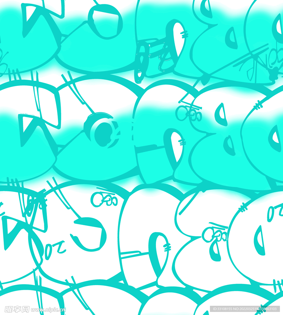 大牌 数码 印花 熊 卡通