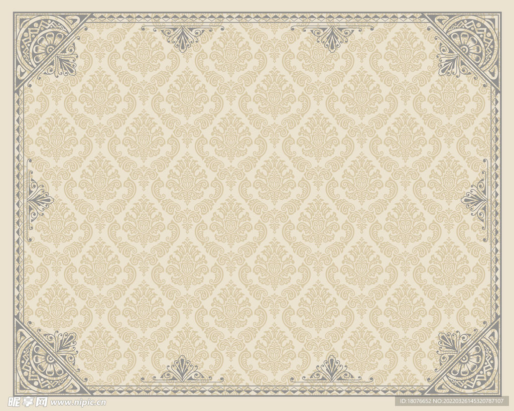 欧式底纹 花纹 背景墙