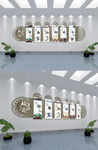 古风文化礼堂校园文化墙