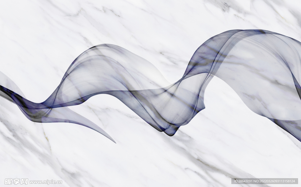 抽象线条大理石纹背景墙