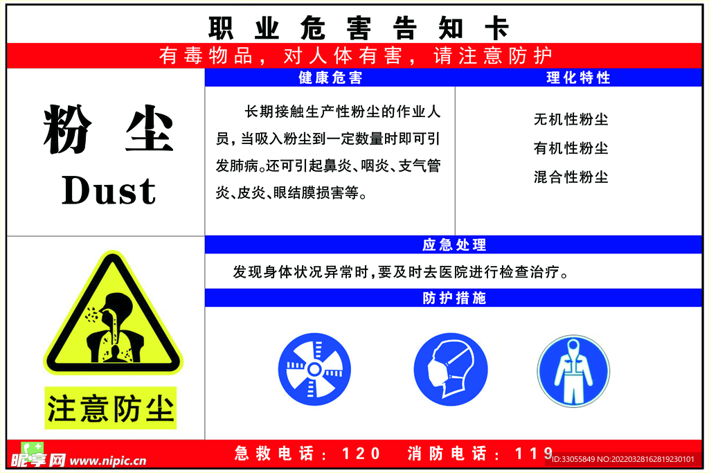 职业危害告知卡